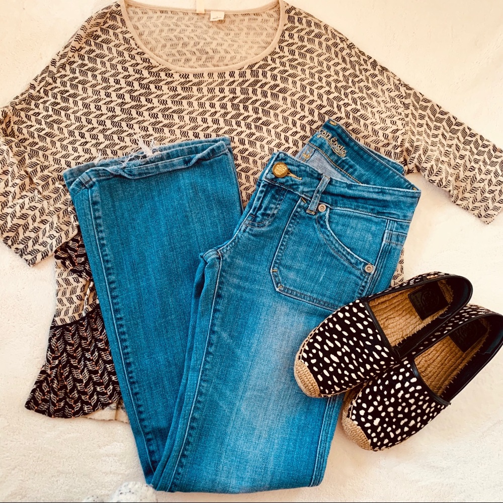 3/$25 American eagle vintage style bootcut jeans